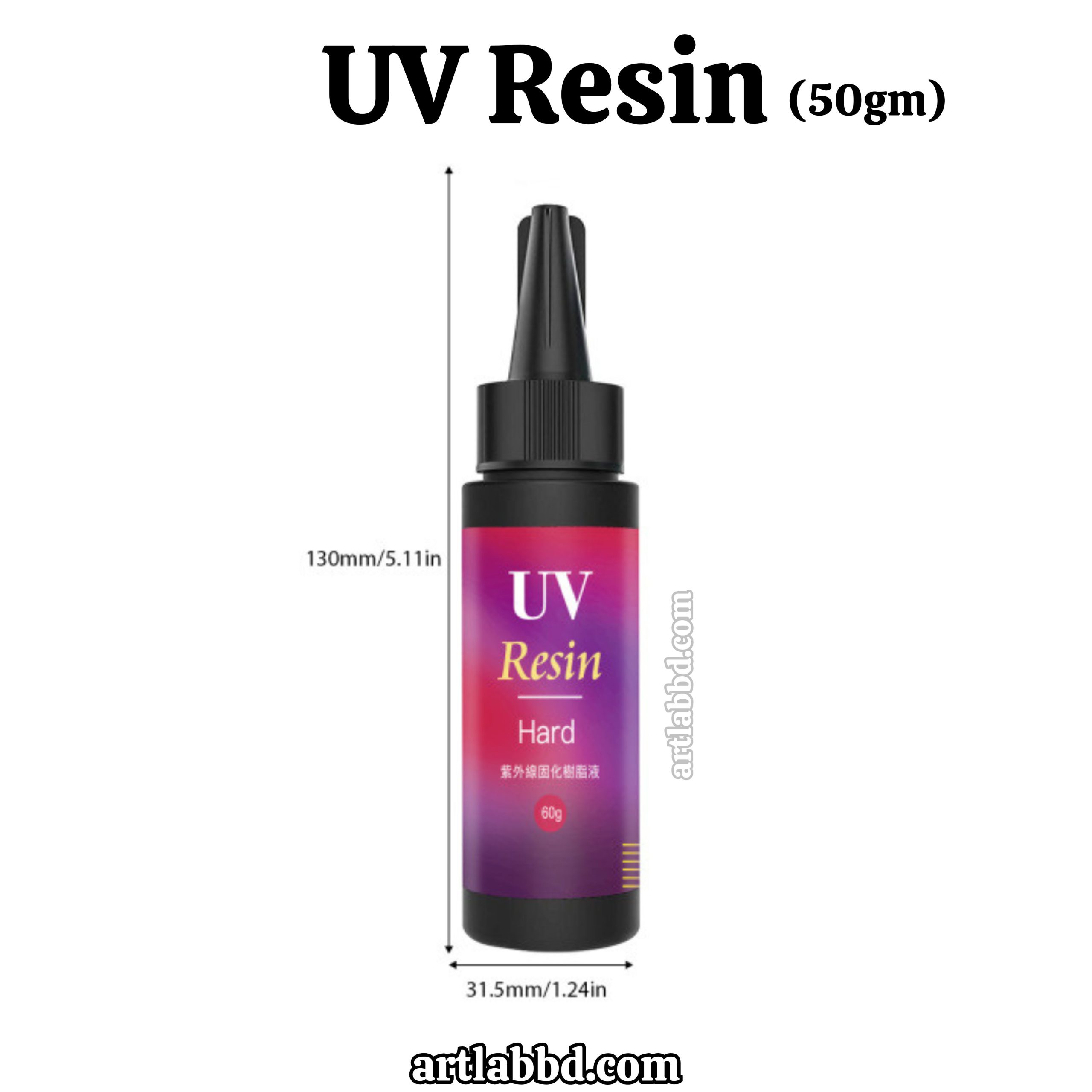 Crystal Clear UV Resin – 50gm